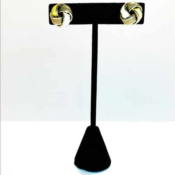 Celtic Knot Stud Earrings - Picture 2 of 7